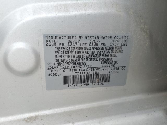 Photo 11 VIN: 3N1CE2CP9HL363126 - NISSAN VERSA NOTE 