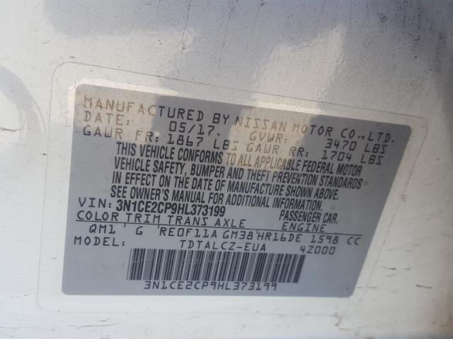 Photo 9 VIN: 3N1CE2CP9HL373199 - NISSAN VERSA NOTE 