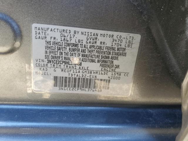 Photo 11 VIN: 3N1CE2CP9HL376488 - NISSAN VERSA NOTE 