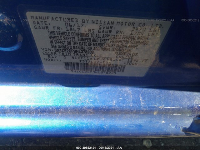 Photo 8 VIN: 3N1CE2CP9HL378239 - NISSAN VERSA NOTE 