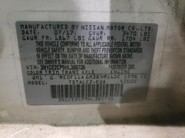 Photo 9 VIN: 3N1CE2CP9HL380735 - NISSAN VERSA NOTE 