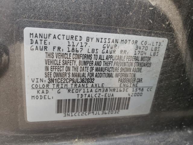 Photo 9 VIN: 3N1CE2CP9JL362032 - NISSAN VERSA NOTE 