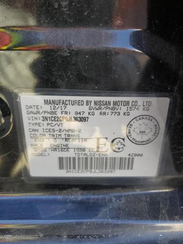 Photo 12 VIN: 3N1CE2CP9JL363097 - NISSAN VERSA NOTE 