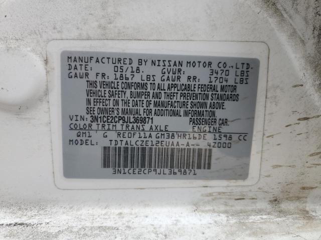 Photo 11 VIN: 3N1CE2CP9JL369871 - NISSAN VERSA NOTE 