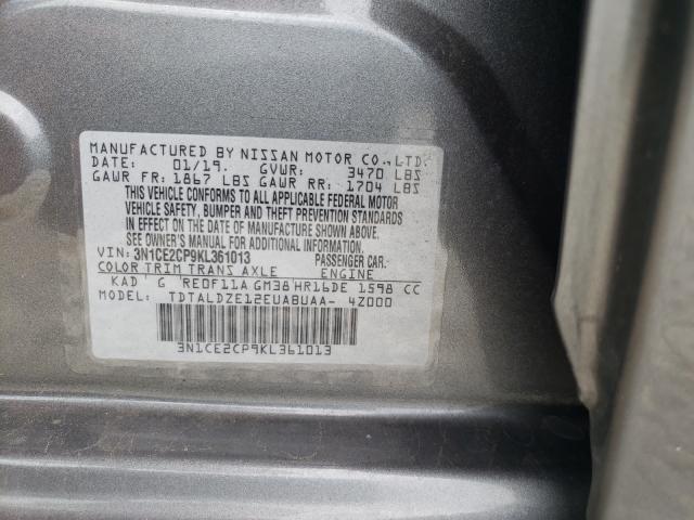 Photo 9 VIN: 3N1CE2CP9KL361013 - NISSAN VERSA NOTE 