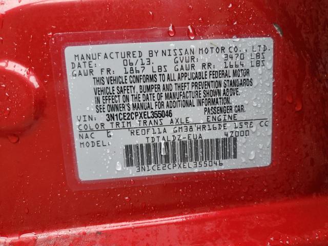 Photo 12 VIN: 3N1CE2CPXEL355046 - NISSAN VERSA 