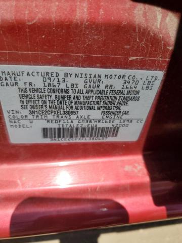 Photo 11 VIN: 3N1CE2CPXEL380657 - NISSAN VERSA NOTE 