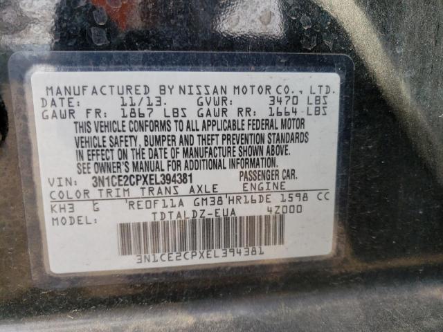 Photo 12 VIN: 3N1CE2CPXEL394381 - NISSAN VERSA NOTE 