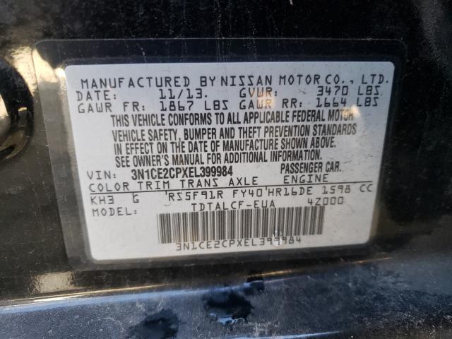 Photo 9 VIN: 3N1CE2CPXEL399984 - NISSAN VERSA NOTE 