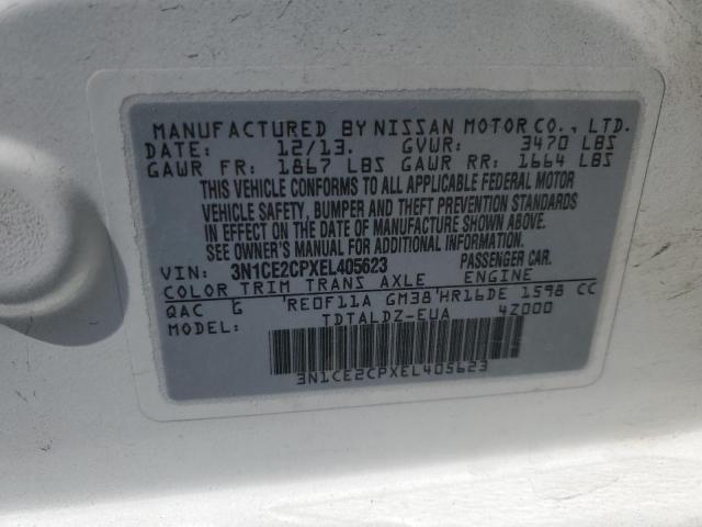 Photo 11 VIN: 3N1CE2CPXEL405623 - NISSAN VERSA NOTE 