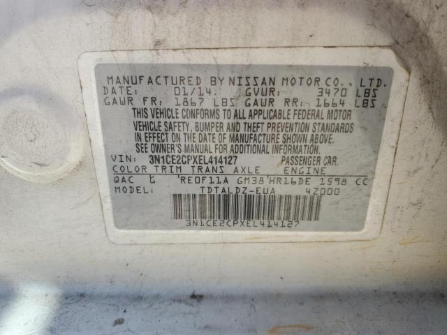 Photo 11 VIN: 3N1CE2CPXEL414127 - NISSAN VERSA NOTE 