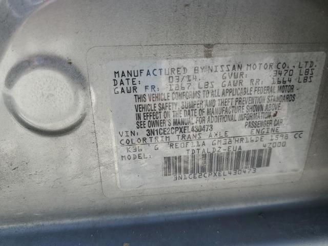 Photo 11 VIN: 3N1CE2CPXEL430473 - NISSAN VERSA NOTE 