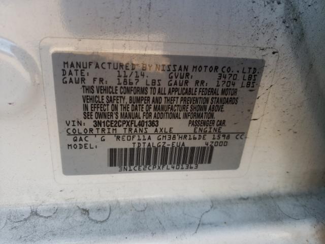 Photo 9 VIN: 3N1CE2CPXFL401363 - NISSAN VERSA NOTE 