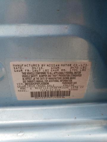 Photo 11 VIN: 3N1CE2CPXFL433536 - NISSAN VERSA NOTE 