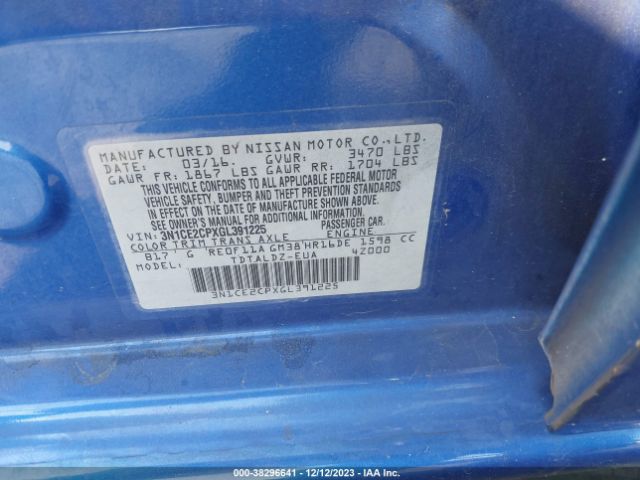 Photo 8 VIN: 3N1CE2CPXGL391225 - NISSAN VERSA NOTE 