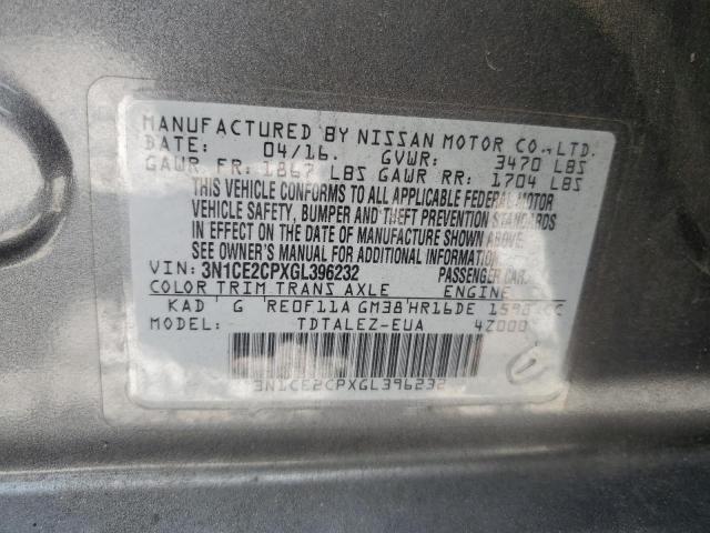 Photo 11 VIN: 3N1CE2CPXGL396232 - NISSAN VERSA 