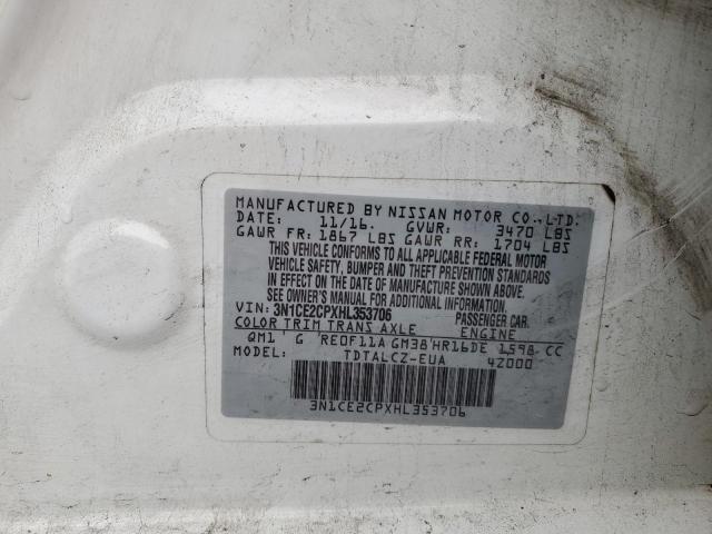 Photo 11 VIN: 3N1CE2CPXHL353706 - NISSAN VERSA 