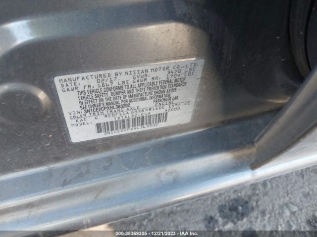 Photo 8 VIN: 3N1CE2CPXHL363202 - NISSAN VERSA NOTE 