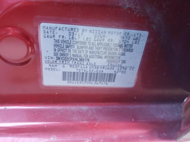 Photo 9 VIN: 3N1CE2CPXHL369176 - NISSAN VERSA NOTE 