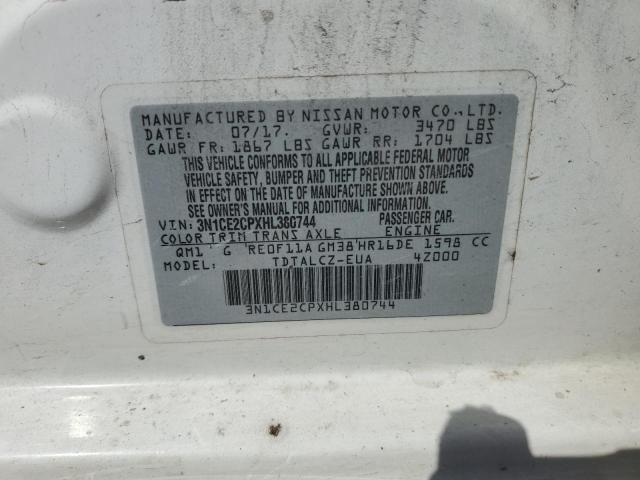 Photo 11 VIN: 3N1CE2CPXHL380744 - NISSAN VERSA NOTE 