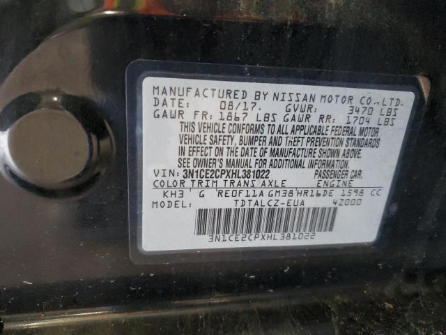 Photo 12 VIN: 3N1CE2CPXHL381022 - NISSAN VERSA 