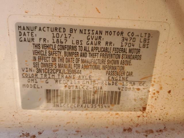 Photo 11 VIN: 3N1CE2CPXJL359544 - NISSAN VERSA 