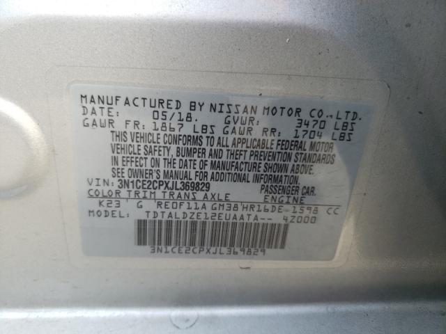 Photo 9 VIN: 3N1CE2CPXJL369829 - NISSAN VERSA NOTE 