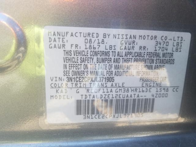 Photo 9 VIN: 3N1CE2CPXJL371905 - NISSAN VERSA NOTE 