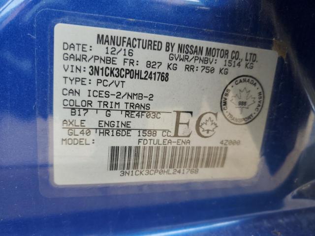 Photo 12 VIN: 3N1CK3CP0HL241768 - NISSAN MICRA 