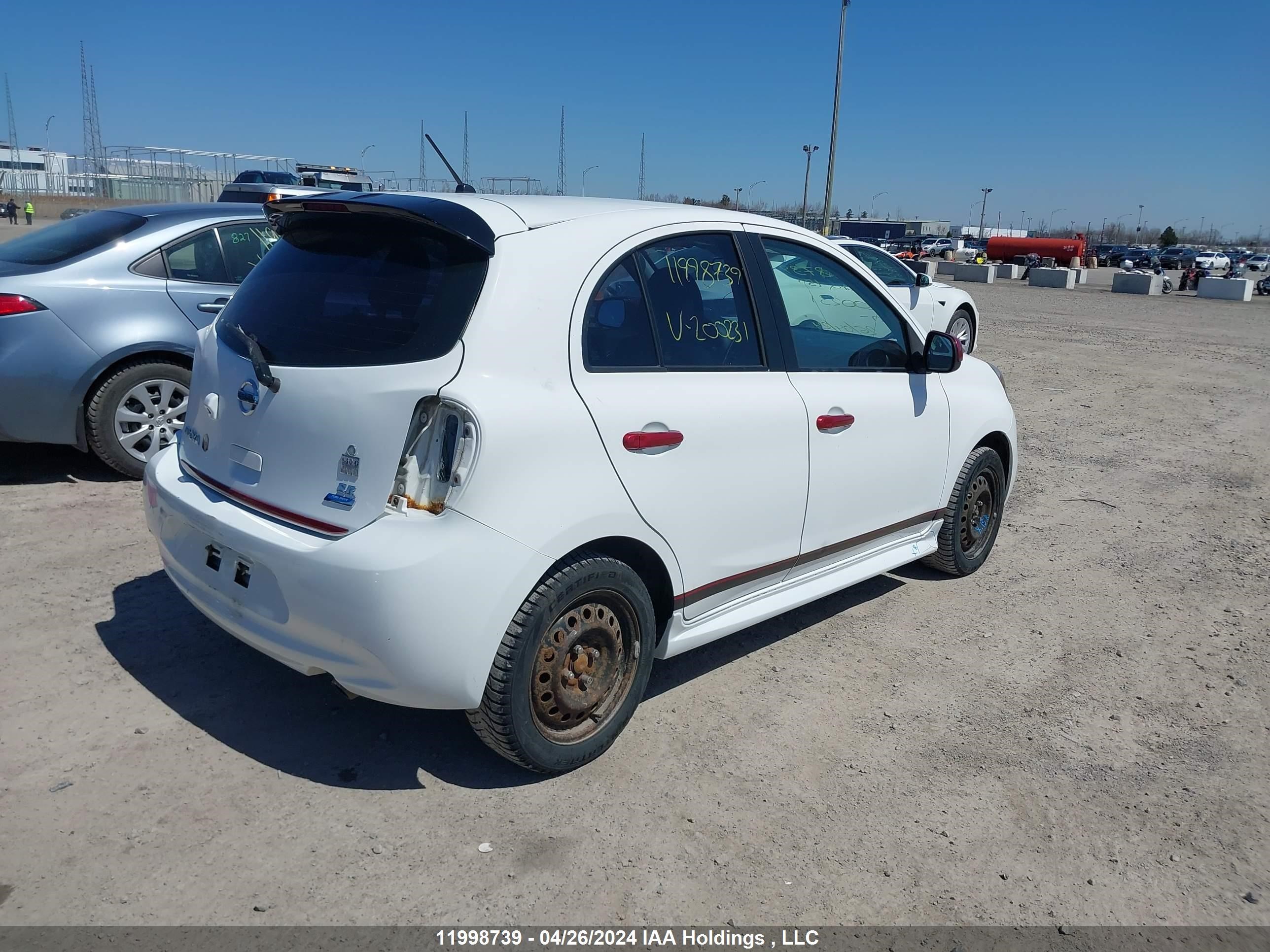 Photo 3 VIN: 3N1CK3CP9FL200231 - NISSAN MICRA 