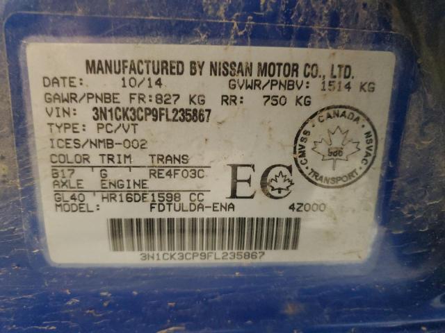 Photo 12 VIN: 3N1CK3CP9FL235867 - NISSAN MICRA 