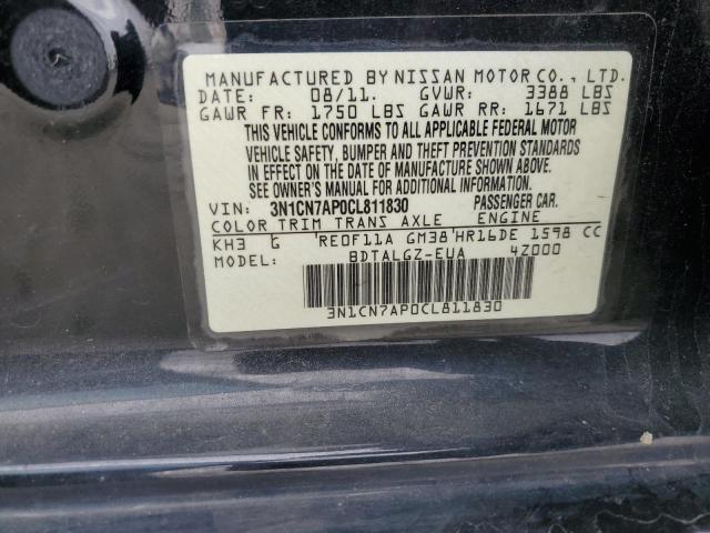 Photo 11 VIN: 3N1CN7AP0CL811830 - NISSAN VERSA 