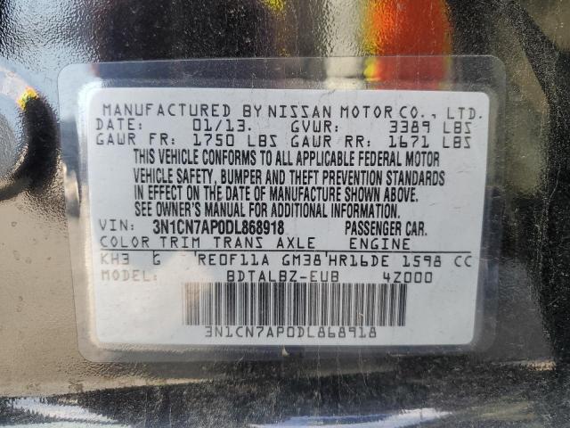 Photo 11 VIN: 3N1CN7AP0DL868918 - NISSAN VERSA 