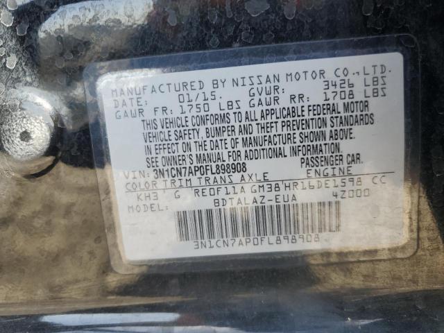 Photo 11 VIN: 3N1CN7AP0FL898908 - NISSAN VERSA S 