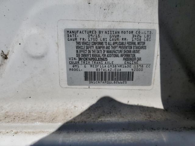 Photo 12 VIN: 3N1CN7AP0GL826625 - NISSAN VERSA S 