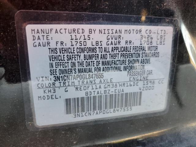 Photo 11 VIN: 3N1CN7AP0GL847555 - NISSAN VERSA 