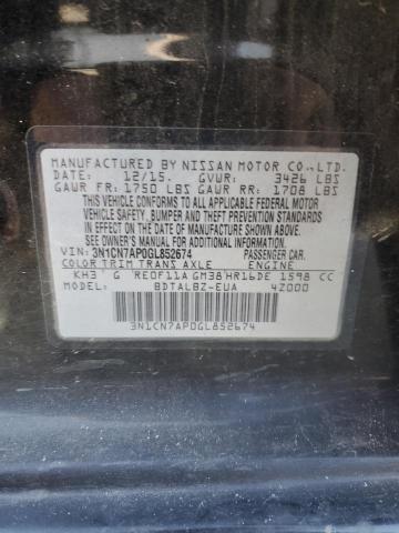 Photo 11 VIN: 3N1CN7AP0GL852674 - NISSAN VERSA 