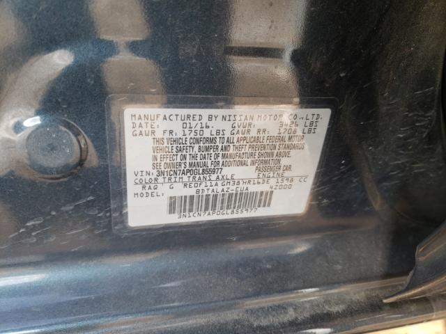 Photo 9 VIN: 3N1CN7AP0GL855977 - NISSAN VERSA S 