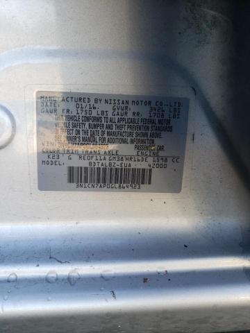 Photo 12 VIN: 3N1CN7AP0GL864923 - NISSAN VERSA S 