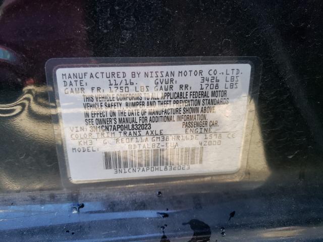 Photo 9 VIN: 3N1CN7AP0HL832023 - NISSAN VERSA S 