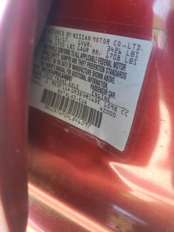 Photo 11 VIN: 3N1CN7AP0HL846097 - NISSAN VERSA S 