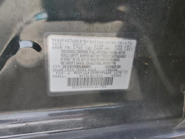 Photo 12 VIN: 3N1CN7AP0HL863921 - NISSAN VERSA S 