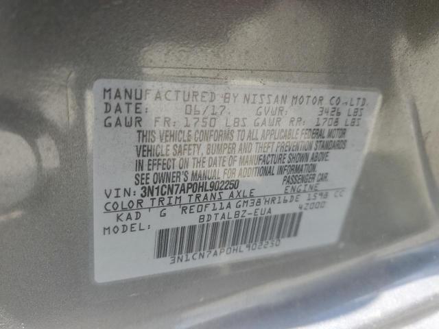 Photo 11 VIN: 3N1CN7AP0HL902250 - NISSAN VERSA 