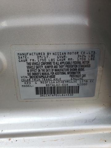 Photo 11 VIN: 3N1CN7AP0JL814532 - NISSAN VERSA 