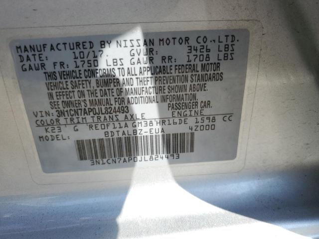 Photo 11 VIN: 3N1CN7AP0JL824493 - NISSAN VERSA S 