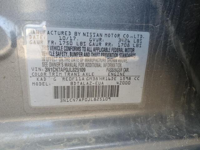 Photo 11 VIN: 3N1CN7AP0JL825109 - NISSAN VERSA 