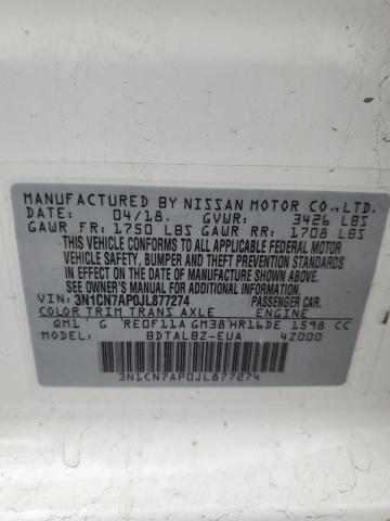 Photo 11 VIN: 3N1CN7AP0JL877274 - NISSAN VERSA 