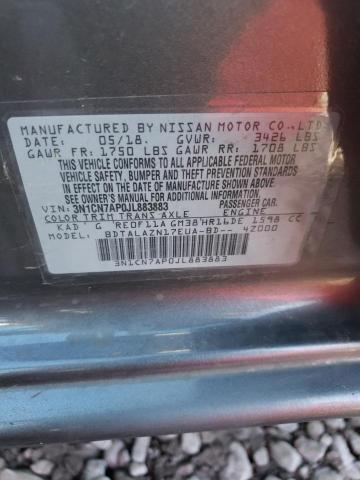 Photo 11 VIN: 3N1CN7AP0JL883883 - NISSAN VERSA 