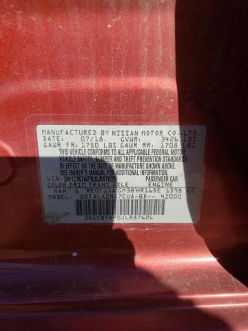 Photo 11 VIN: 3N1CN7AP0JL887626 - NISSAN VERSA S 