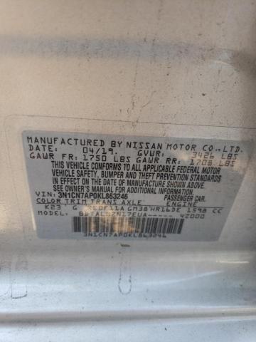 Photo 12 VIN: 3N1CN7AP0KL863246 - NISSAN VERSA S 